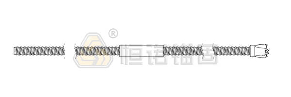 自鉆式中空錨桿結(jié)構(gòu)圖 自鉆式中空錨桿結(jié)構(gòu)圖